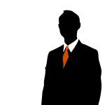 Businessman silhouette